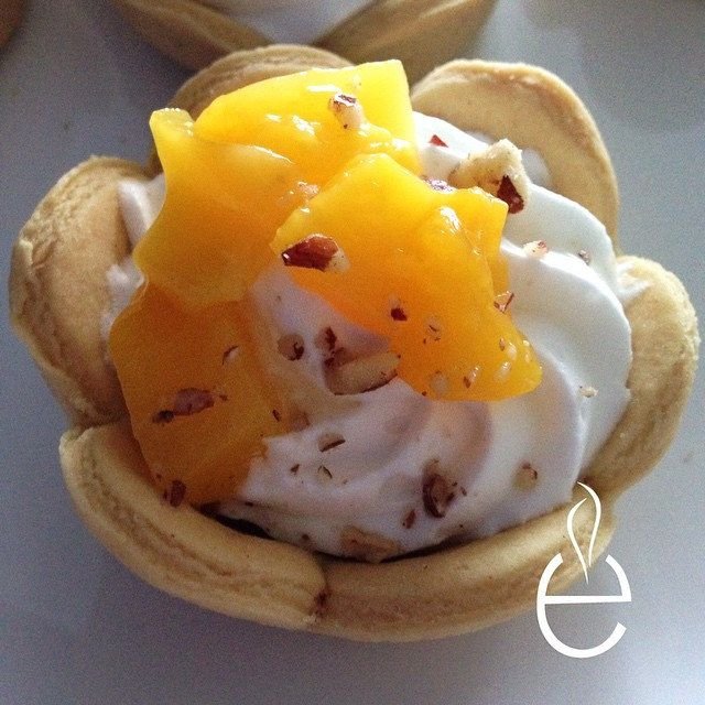 Imagen de Tartaletas de Durazno con Crema de Queso