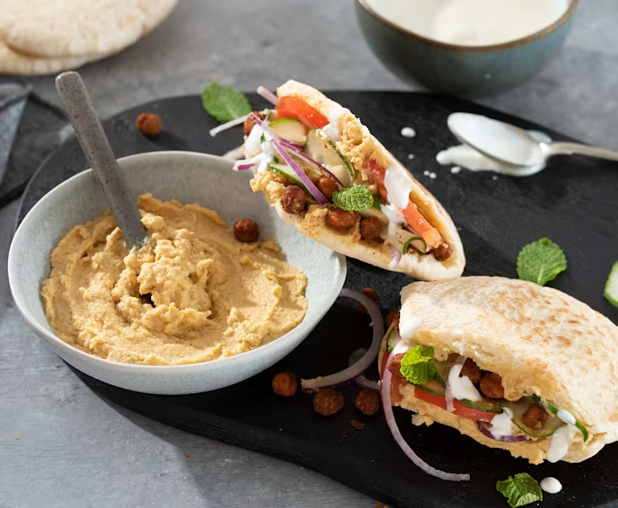 Imagen de HUMMUS CON PAN PITA